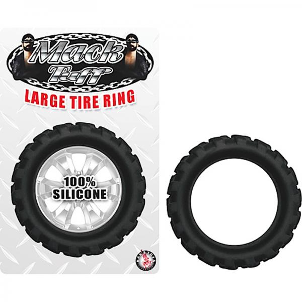 Mack Tuff Large Silicone Tire Ring Black - OmniPleasures