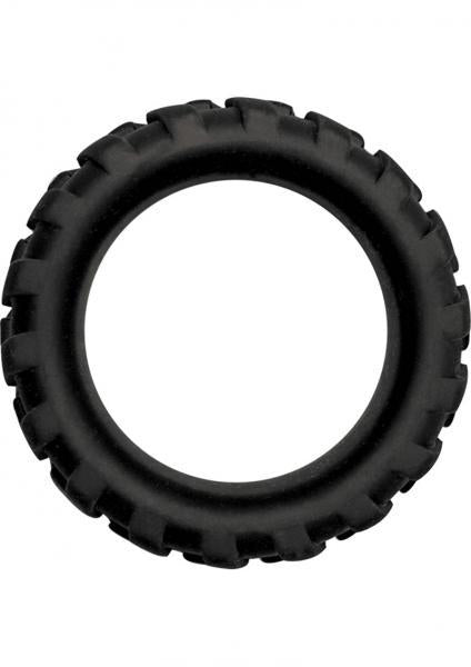 Mack Tuff Large Silicone Tire Ring Black - OmniPleasures