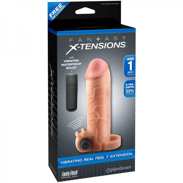 Vibrating Real Feel 1 inch Extension - OmniPleasures