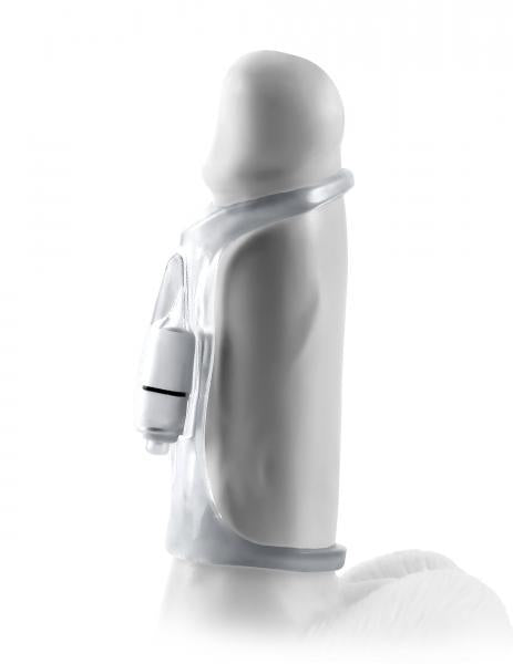 Fantasy X-Tensions Vibrating Cock Sling Clear - OmniPleasures