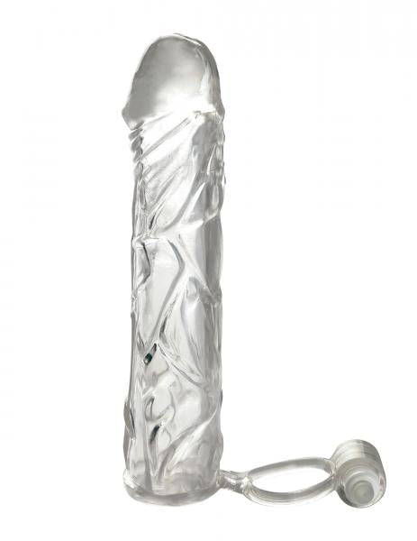 Fantasy X-tensions Vibrating Super Sleeve Clear - OmniPleasures