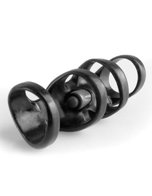 Fantasy X-Tensions Vibrating Power Cage Black - OmniPleasures