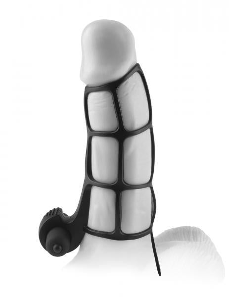 Deluxe Silicone Power Cage - Black - OmniPleasures