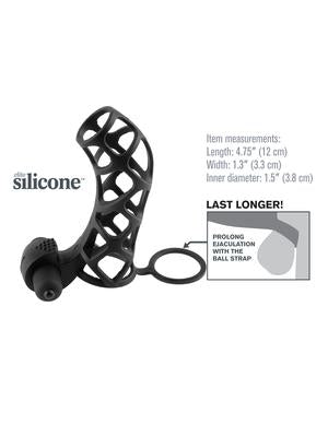 Extreme Silicone Power Cage Black - OmniPleasures