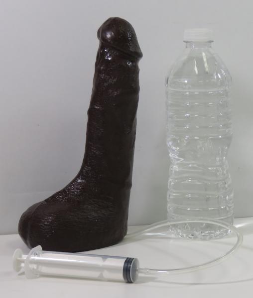 Squirting Realistic Black Dildo - OmniPleasures