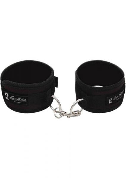 Lux Fetish Quality Love Cuffs Black - OmniPleasures