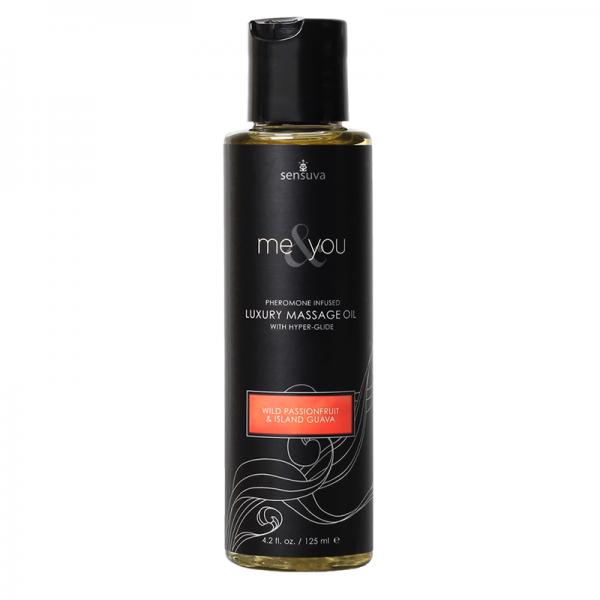 Me & You Massage Oil Passion Fruit Guava 4.2oz - OmniPleasures