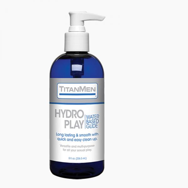 Titanmen Hydro Play Water Based Glide 8oz. - OmniPleasures