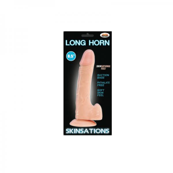 Skinsations Long Horn Dildo - OmniPleasures