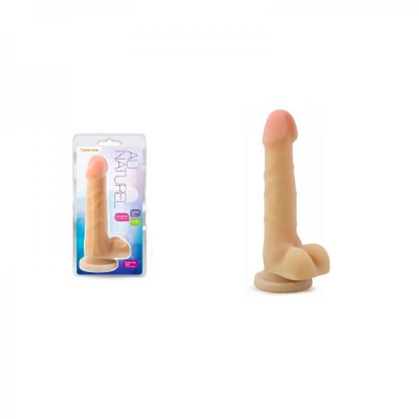 Au Natural 7 inches Sam Beige Dildo - OmniPleasures