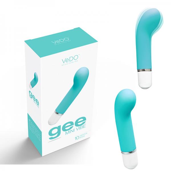 Vedo Gee Mini Vibe Tease Me Turquoise - OmniPleasures