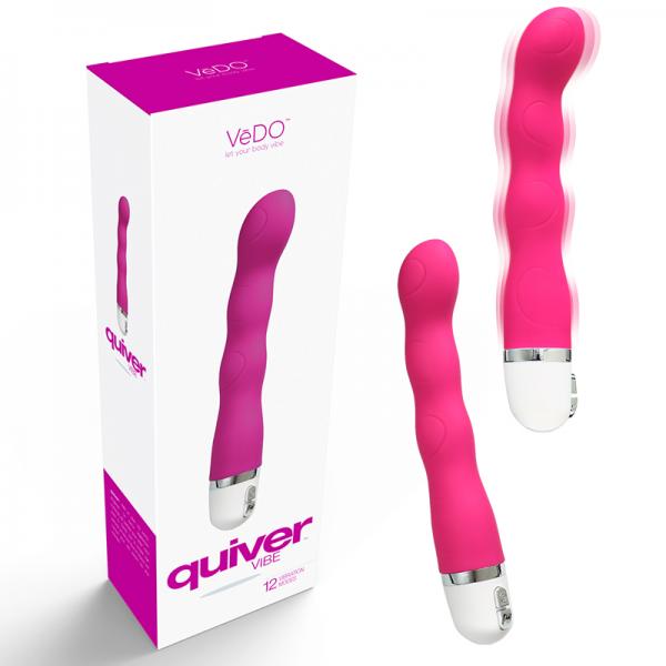 Vedo Quiver Mini Vibe Hot In Bed Pink - OmniPleasures