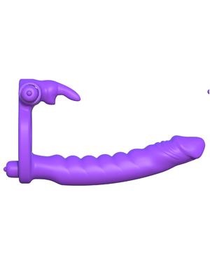 Fantasy C-Ringz Silicone Double Penetrator Rabbit - OmniPleasures