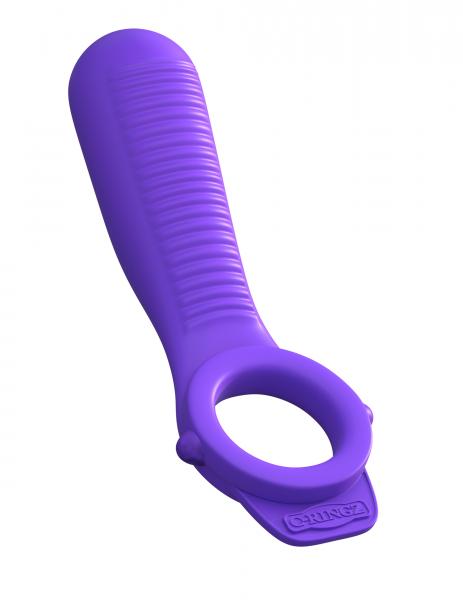 Fantasy C-Ringz Ride N Glide Couples Ring Purple - OmniPleasures