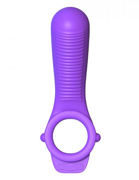 Fantasy C-Ringz Ride N Glide Couples Ring Purple - OmniPleasures