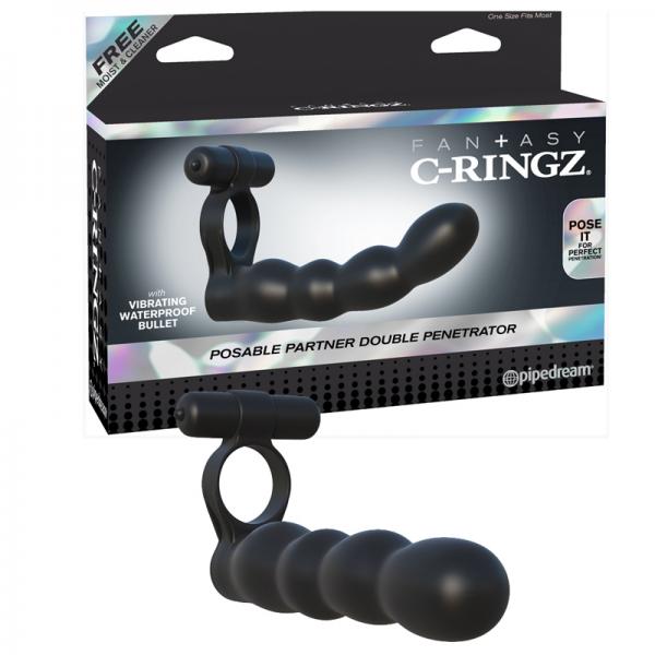 Fantasy C-Ringz Posable Partner Double Penetrator - OmniPleasures