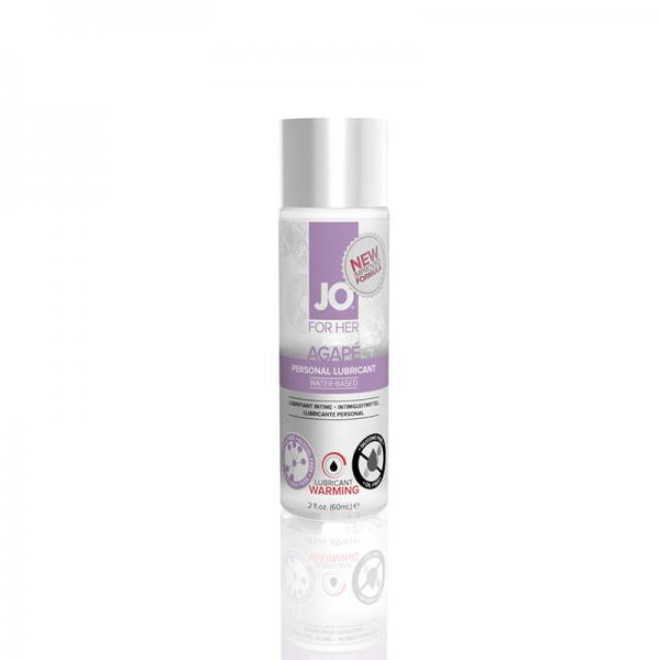 Jo Natural Agape Lubricant Warming 2oz - OmniPleasures