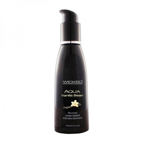 Wicked Aqua Lubricant Vanilla Bean 2oz - OmniPleasures