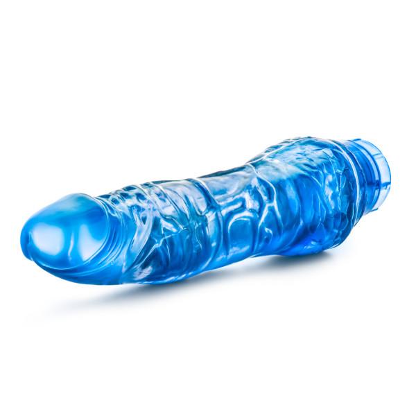 B Yours Vibe 7 Blue Vibrating Dildo - OmniPleasures