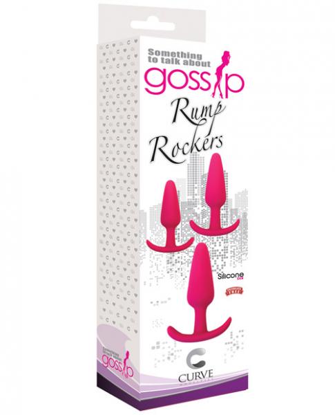 Gossip Rump Rockers 3 Piece Anal Training Set Pink - OmniPleasures