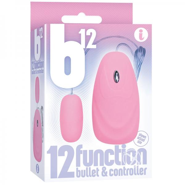 B12 Bullet Vibrator and Controller Pink - OmniPleasures