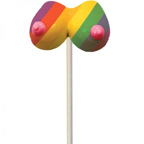 Rainbow Boobie Candy Pop - OmniPleasures