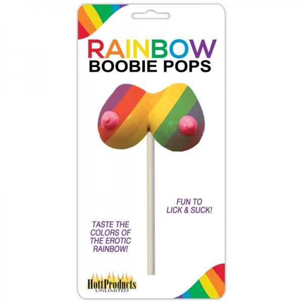 Rainbow Boobie Candy Pop - OmniPleasures