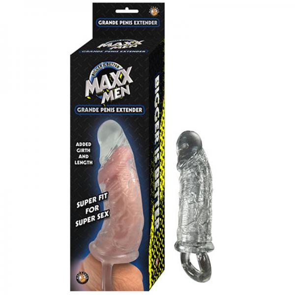 Maxx Men Grande Penis Sleeve Clear - OmniPleasures