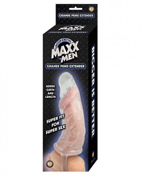 Maxx Men Grande Penis Sleeve Clear - OmniPleasures