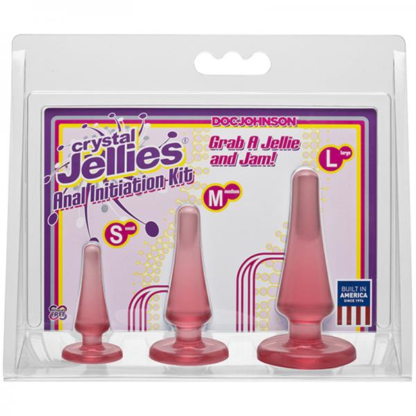 Crystal Jellies Anal Initiation Kit Pink - OmniPleasures