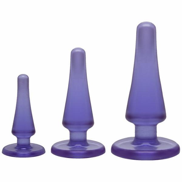 Crystal Jellies Anal Initiation Kit Purple - OmniPleasures