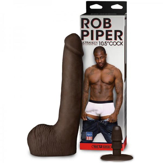 Rob Piper Ultraskyn 10.5 inches Cock Brown Dildo - OmniPleasures