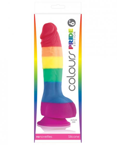 Colours Pride Edition 6 inches Dong Rainbow - OmniPleasures