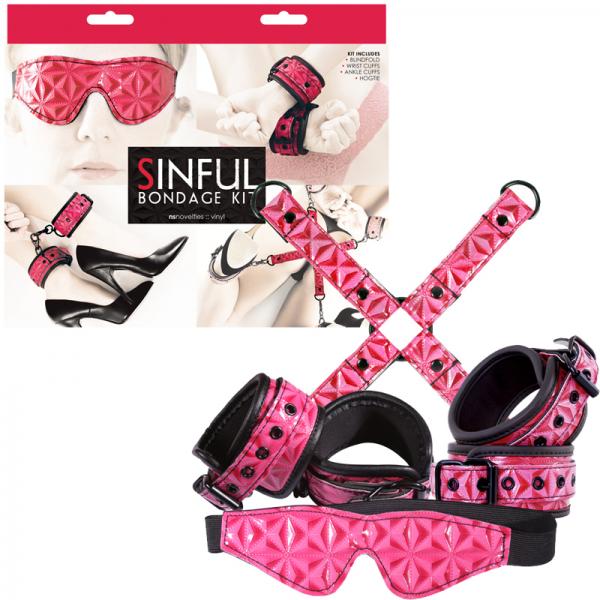 Sinful Bondage Kit Pink - OmniPleasures