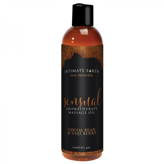 Intimate Earth Sensual Massage Oil 4oz - OmniPleasures