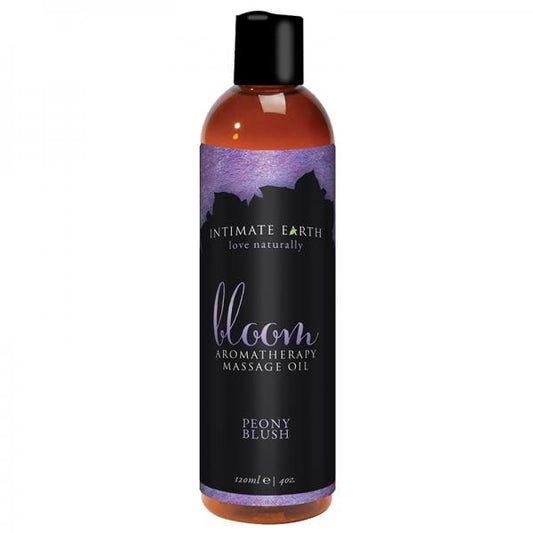 Intimate Earth Bloom Massage Oil 4oz - OmniPleasures