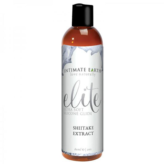 Intimate Earth Elite Silicone Shiitake Glide 2oz - OmniPleasures