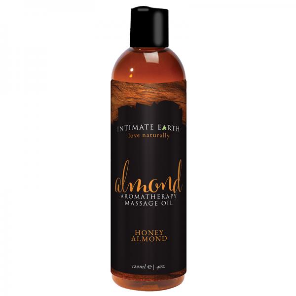 Intimate Earth Almond Massage Oil 4oz - OmniPleasures