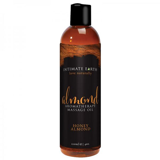 Intimate Earth Almond Massage Oil 4oz - OmniPleasures