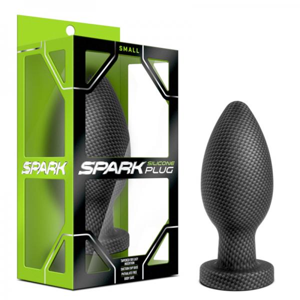 Spark - Silicone Plug - Small - Carbon Fiber - OmniPleasures