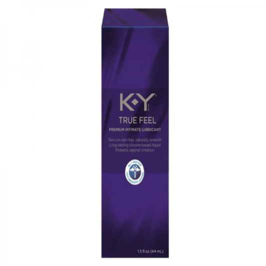 K-Y True Feel Premium Intimate Silicone Gel Lubricant 1.5oz. - OmniPleasures