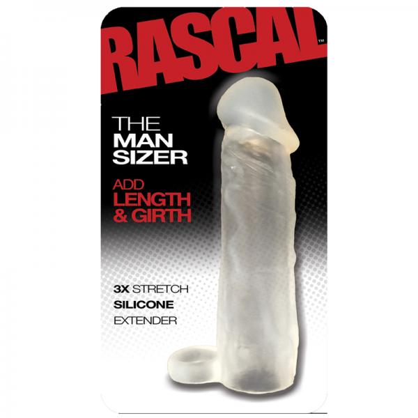 Rascal Man Sizer Clear Penis Extension - OmniPleasures