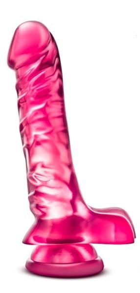 B Yours Basic 8 Pink Realistic Dildo - OmniPleasures