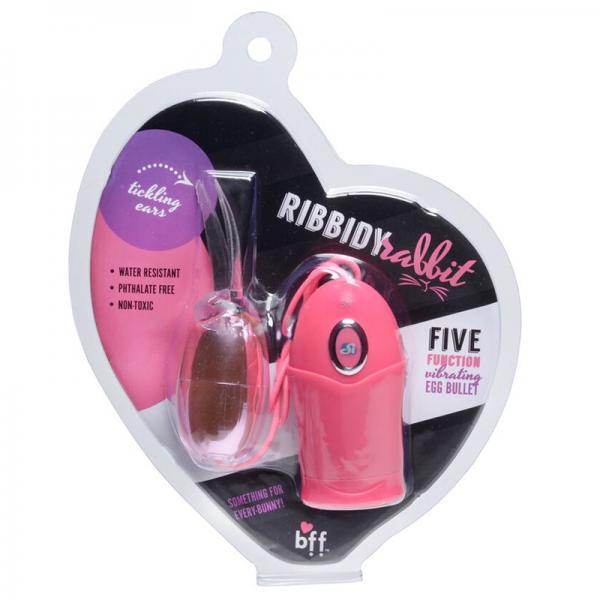 Ribbidy Rabbit Egg Bullet Vibrator Pink - OmniPleasures