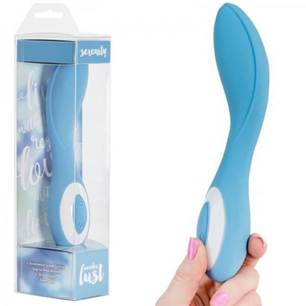 Wonderlust Serenity Blue G-Spot Vibrator - OmniPleasures