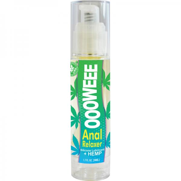 Ooowee Anal Relaxing Silicone Lubricant With Hemp Seed Oil 1.7 Oz Bottle - OmniPleasures