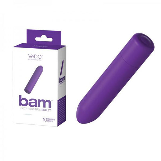 Vedo Bam Rechargeable Bullet - Into You Indigo - OmniPleasures