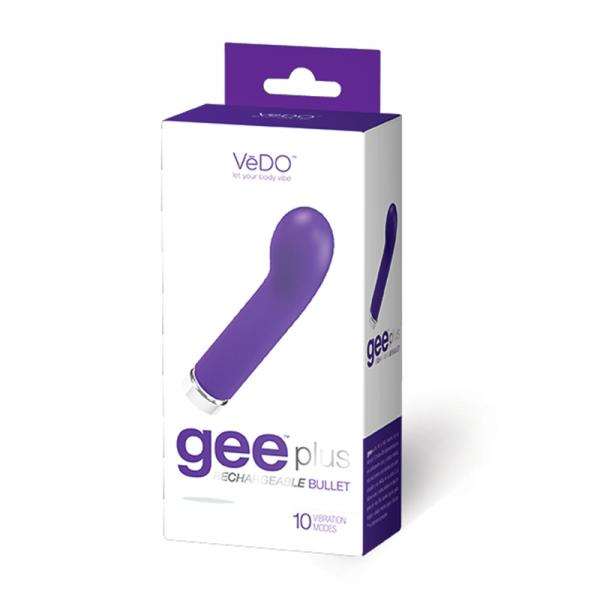 Vedo Geeplus Rechargeable Vibe - Into You Indigo - OmniPleasures