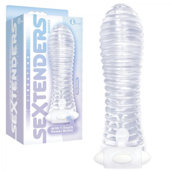 The 9's, Vibrating Sextenders, Ribbed - OmniPleasures