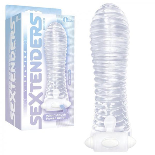 The 9's, Vibrating Sextenders, Ribbed - OmniPleasures